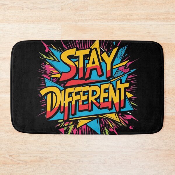 Item preview, 'STAY DIFFERENT' Inspirational Cool for Unique and Different People T-Shirt designed and sold by Merch Your Vibes.