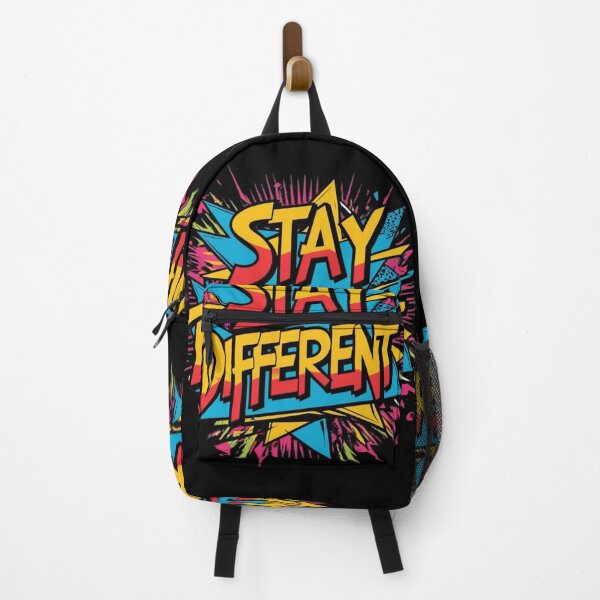 Item preview, 'STAY DIFFERENT' Inspirational Cool for Unique and Different People T-Shirt designed and sold by Merch Your Vibes.