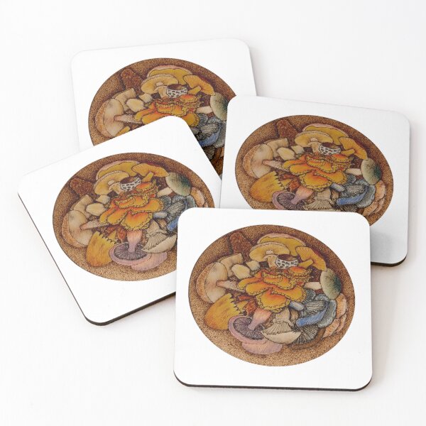 Item preview, Edible Mushrooms of the World designed and sold by ArtbyKat75.