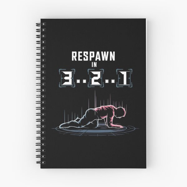 Artikelvorschau, Respawn in 3...2...1 Gaming-Grafik – Lustiges Gamer-Todes-Countdown-Design entworfen und verkauft von pixelpopplanet.