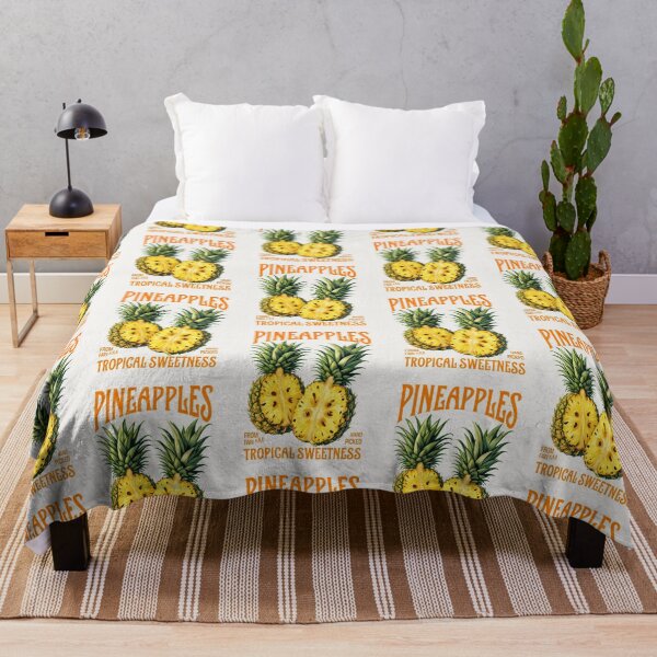 Item preview, Tropical Pineapples Illustration – Vibrant Hand-Picked Sweetness Art Print designed and sold by art-noir.
