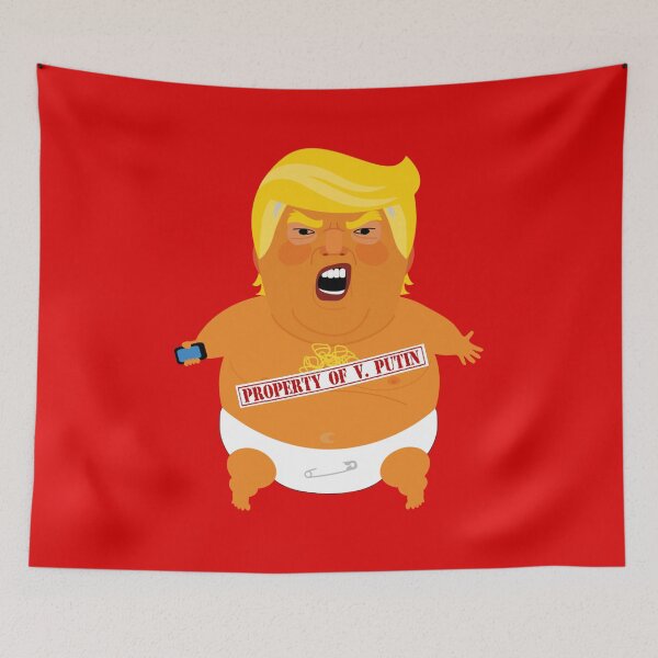 Aperçu de l'œuvre Property of V. Putin - Trump Baby Blimp créée et vendue par Thelittlelord.