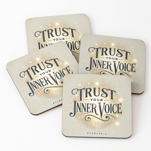 Item preview, Trust Your Inner Voice – Cosmic Golden Message designed and sold by SoulPrints by Beata.