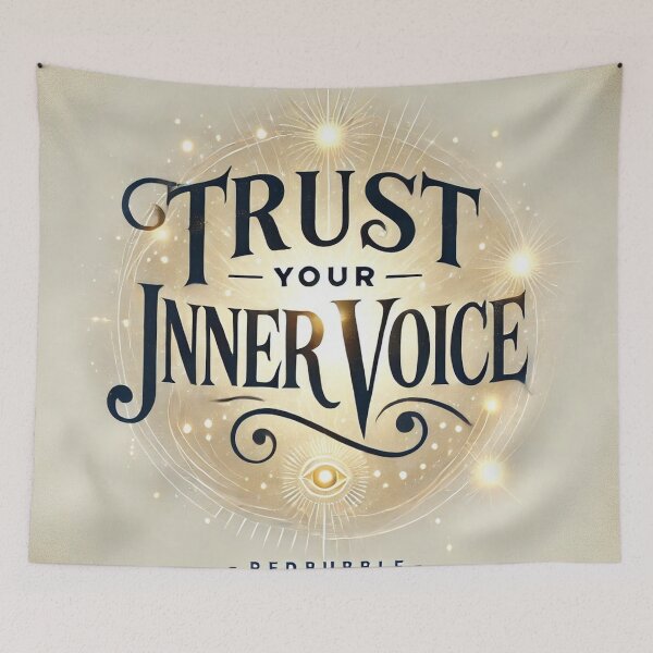 Item preview, Trust Your Inner Voice – Cosmic Golden Message designed and sold by SoulPrints by Beata.