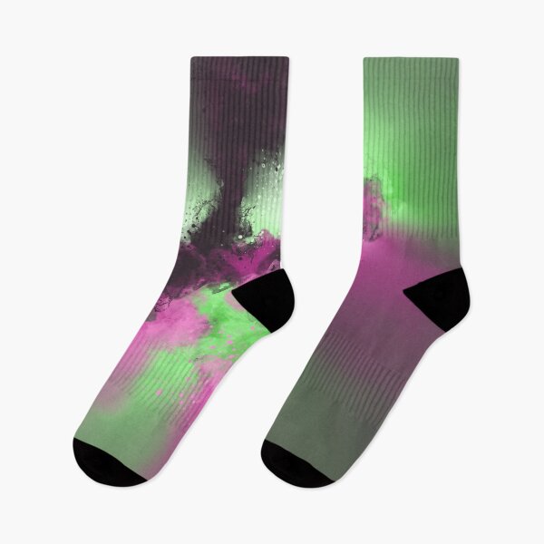 Item preview, Green With Envy - Green Purple Abstract designed and sold by Joey Santiago.