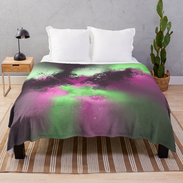 Item preview, Green With Envy - Green Purple Abstract designed and sold by Joey Santiago.