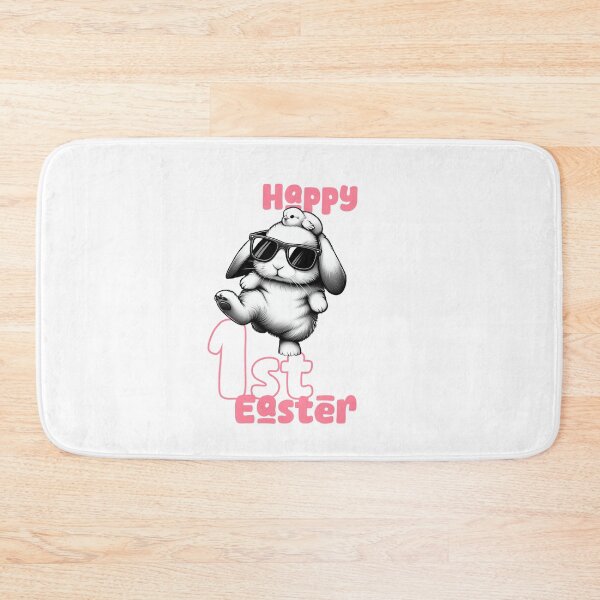 Item preview, Happy 1st Easter, Unique designed and sold by villacreativa.