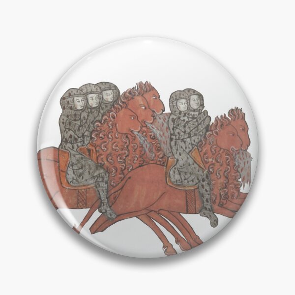 Item preview, Medieval apocalypse strange horses and knights designed and sold by IllmadeErrant.