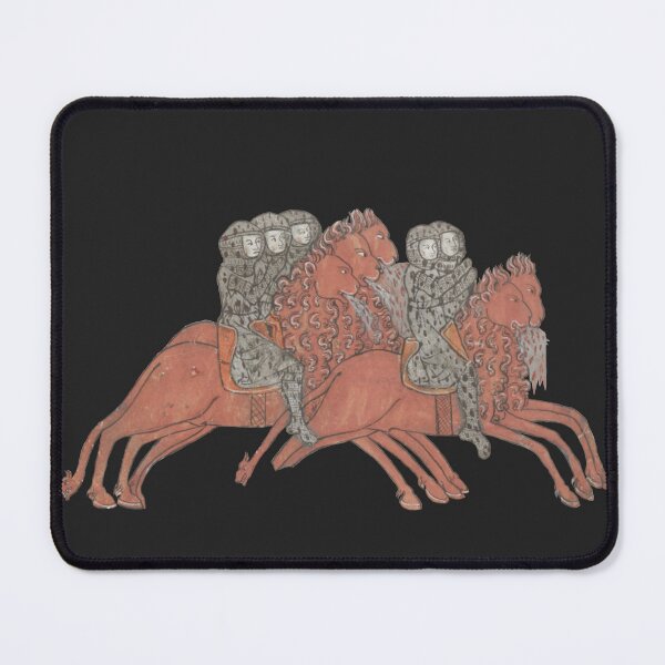 Item preview, Medieval apocalypse strange horses and knights designed and sold by IllmadeErrant.