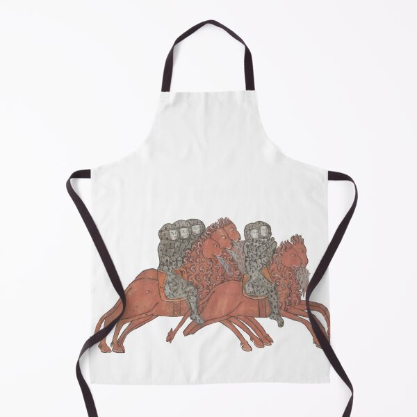Item preview, Medieval apocalypse strange horses and knights designed and sold by IllmadeErrant.