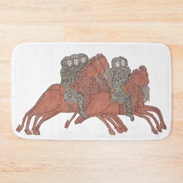 Item preview, Medieval apocalypse strange horses and knights designed and sold by IllmadeErrant.
