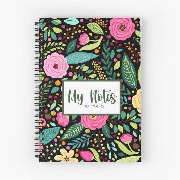 Item preview, Floral notebook, Journal designed and sold by WHDProduction45.