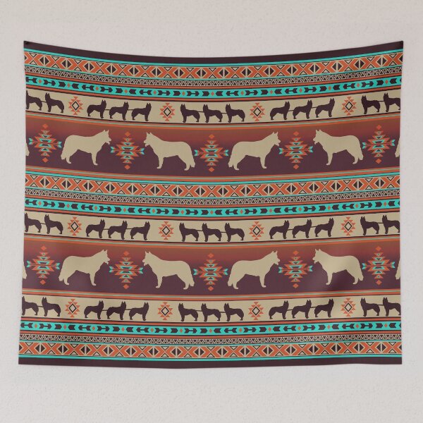 Item preview, Boho dogs | Siberian Husky sunset designed and sold by Camilla Fjäder.