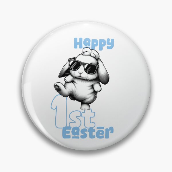 Item preview, Happy 1st Easter, Unique designed and sold by villacreativa.