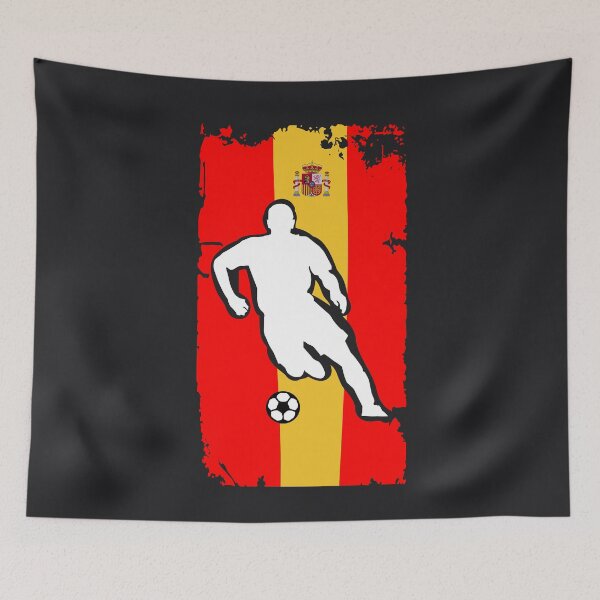 Item preview, Spain Flag Soccer Player designed and sold by melsens.