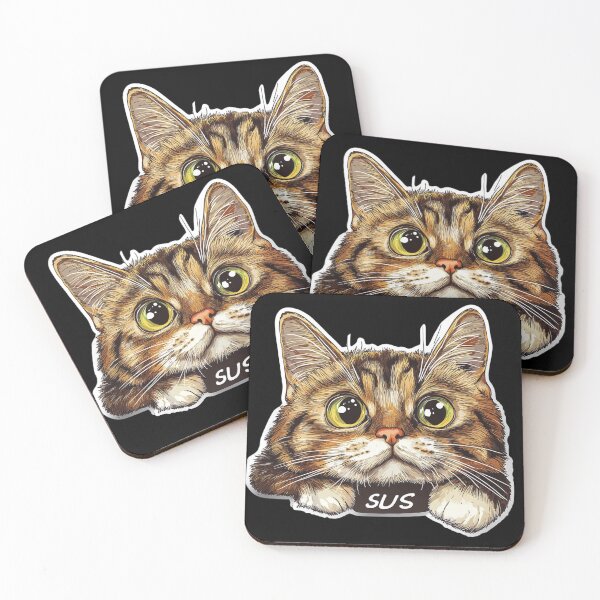 Item preview, Cute Sus Cat With the Inscription Sus designed and sold by Erniverse.