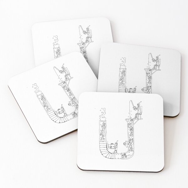 Item preview, Robot Letter U drawing designed and sold by Marsman.