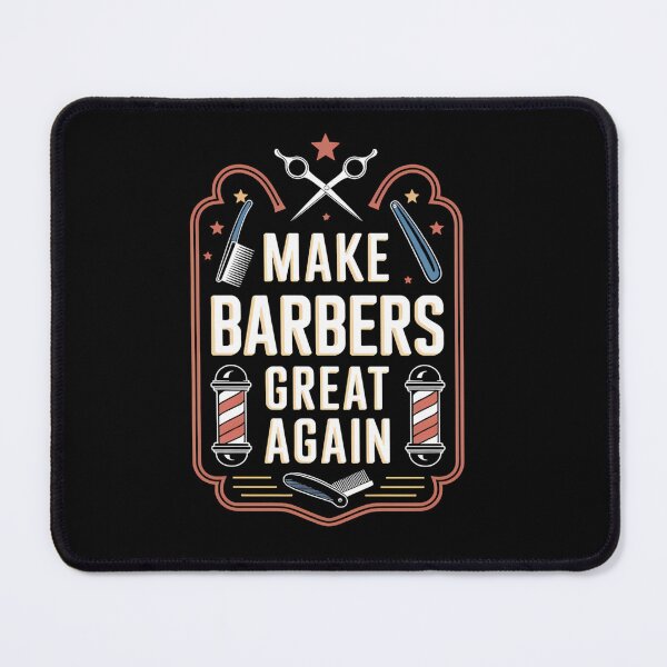 Item preview, Make Barbers Great Again Funny Retro Quote designed and sold by TeeGrit.