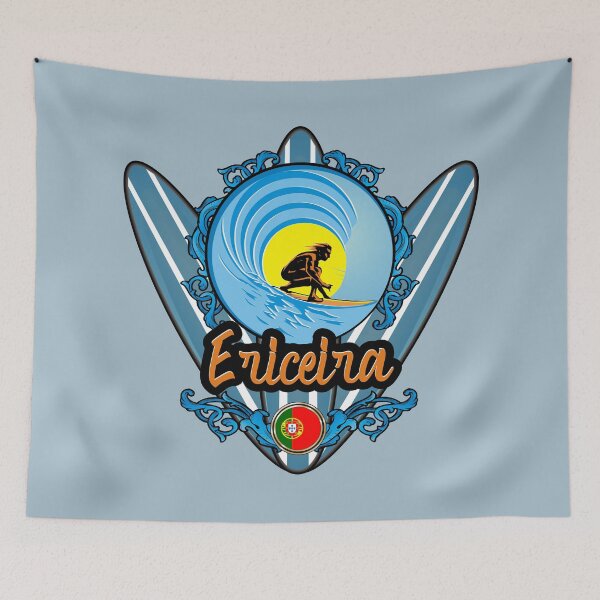 Item preview, Ericeira Portugal surfer vintage surfboard designed and sold by studioss76.