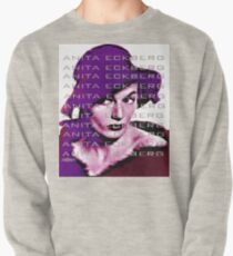 Anita Eckberg in Wine Pullover