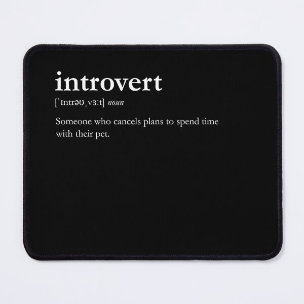 Item preview, Dictionary Introvert (White text) designed and sold by Sunscape-Art.