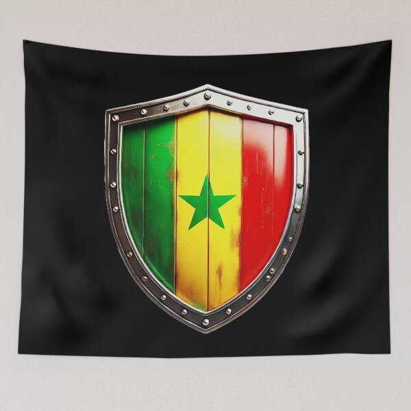 Item preview, Senegalese Shield of Honor – Strength and African Heritage designed and sold by Highlandkings.