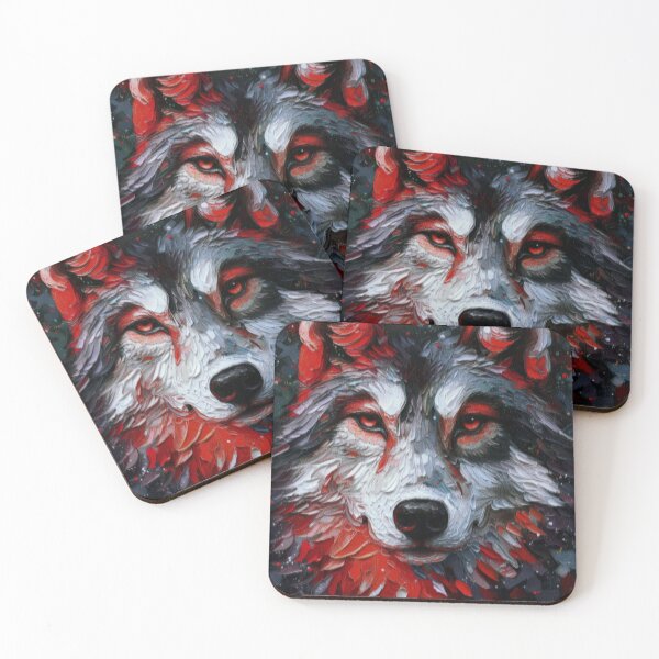 Item preview, Wolf Portrait 1  designed and sold by Dawn van Doorn.