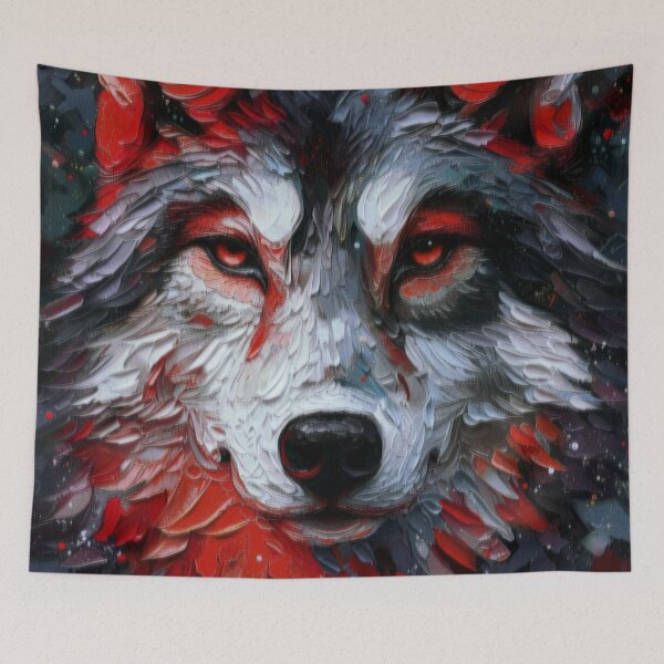 Item preview, Wolf Portrait 1  designed and sold by Dawn van Doorn.