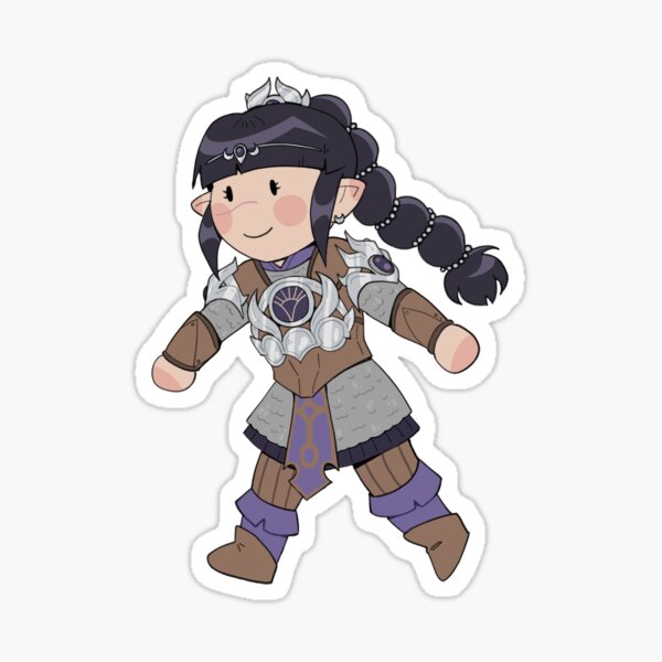Item preview, Shadowheart Handholder Chibi designed and sold by JammyScribbler.