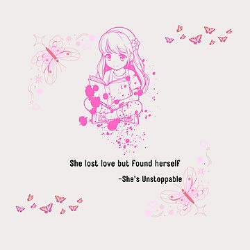 Artwork thumbnail, She Found Herself – Unstoppable Girl Art by KaviMochi1