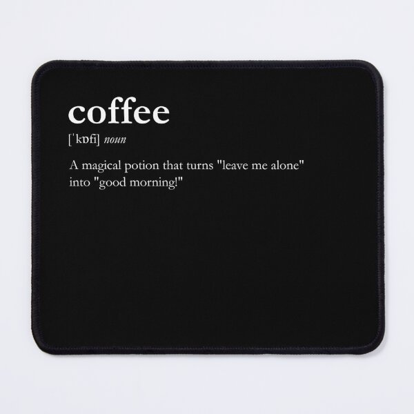 Item preview, Dictionary Coffee (White text) designed and sold by Sunscape-Art.