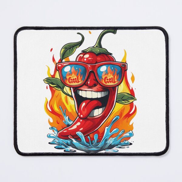 Item preview, Spicy Cool Pepper – Fiery Hot Chili with Sunglasses | Bold & Fun Design designed and sold by IINSPIRA.