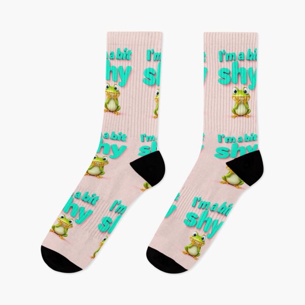 Item preview, I’m a Bit Shy (Frog Edition) 4 designed and sold by SteadyRolling.
