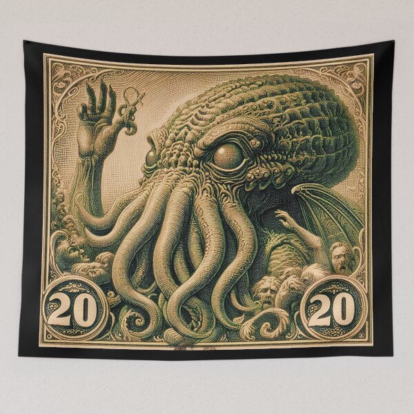 Item preview, CTHULHU MYTHOS LOVECRAFTIAN VINTAGE STYLE POSTAGE STAMP! designed and sold by CinemaObscura.
