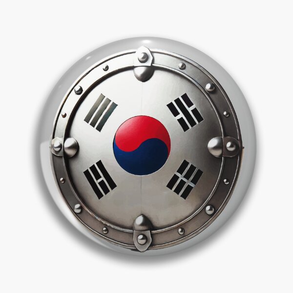 Item preview, Korean Shield of Honor – Strength and Taegeukgi Spirit designed and sold by Highlandkings.