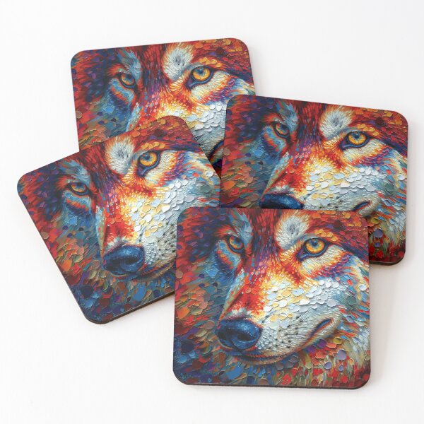 Item preview, Wolf Portrait designed and sold by Dawn van Doorn.