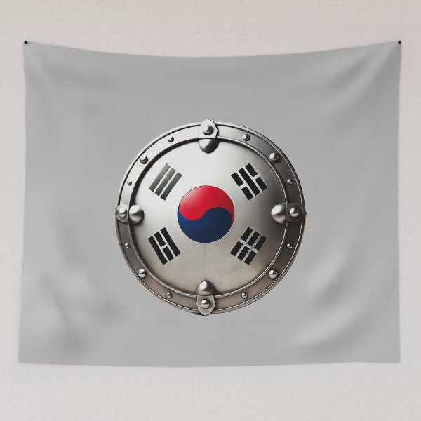 Item preview, Korean Shield of Honor – Strength and Taegeukgi Spirit designed and sold by Highlandkings.