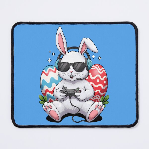 Item preview, Happy Easter Day Bunny Video Game Bunny Eggs designed and sold by Dot1001.