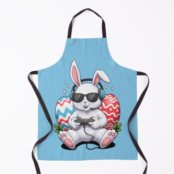 Item preview, Happy Easter Day Bunny Video Game Bunny Eggs designed and sold by Dot1001.