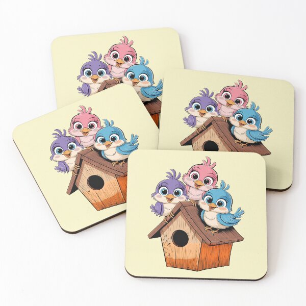 Item preview, 3 Little Birds at My Door Steps Singing Sweet Songs designed and sold by DBM Photo Art 1.
