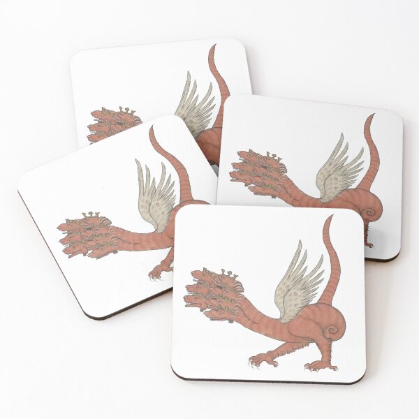 Item preview, Medieval seven headed dragon designed and sold by IllmadeErrant.