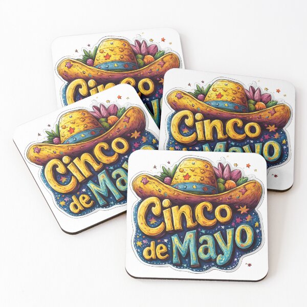 Item preview, Cinco de Mayo Sign with Vibrant Mexican Colors Celebrating Culture, Festivity, and Tradition designed and sold by ArtPetrenko90.