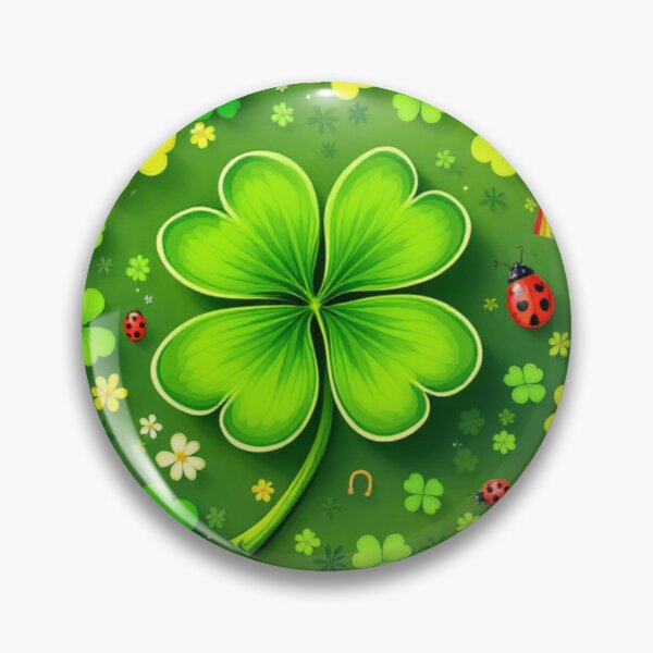 Item preview, Clover and ladybugs designed and sold by CreationbyVona.