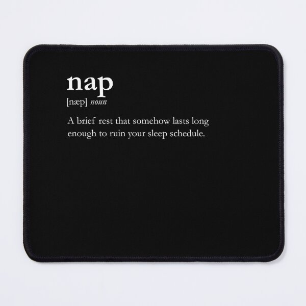 Item preview, Dictionary Nap (White text) designed and sold by Sunscape-Art.