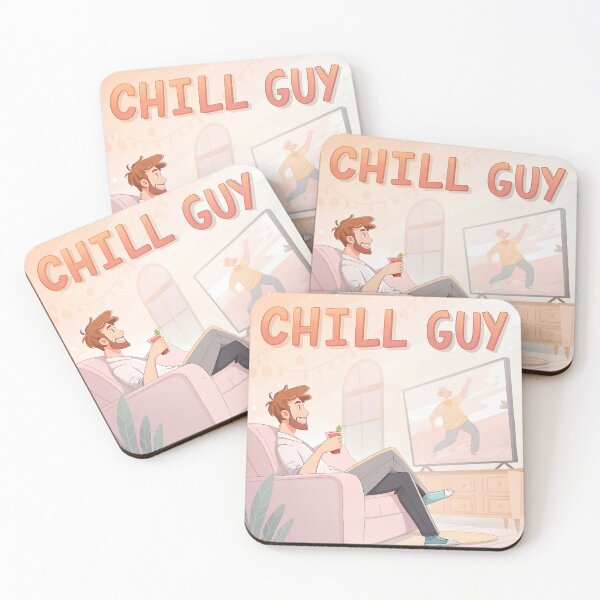 Item preview, Chill guy watching TV designed and sold by AhArtMe.