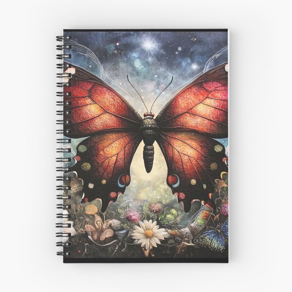 Item preview, Celestial Wings: The Butterfly's Cosmic Garden of Dreams designed and sold by bloorose.