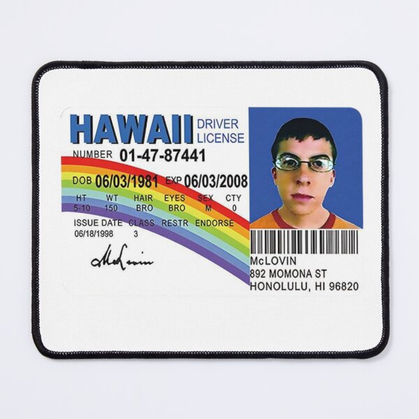 Item preview, McLovin Hawaii Drivers License designed and sold by thundergearshop.