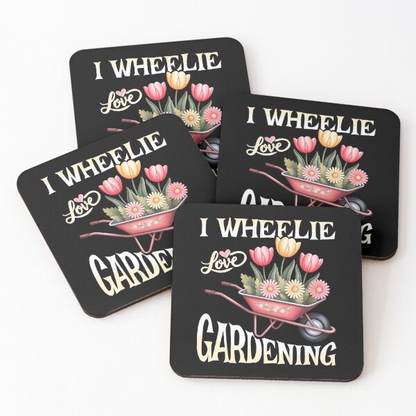 Item preview, I Wheelie Love Gardening Funny Flower Garden Lover designed and sold by Betsytiptoe.