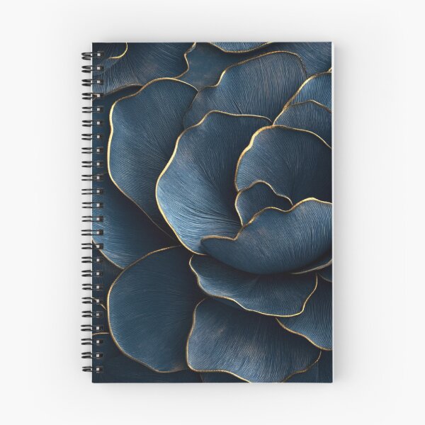 Item preview, Blue And Gold Petals of Midnight designed and sold by UtArt.