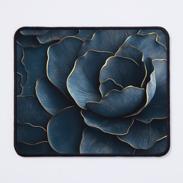 Item preview, Blue And Gold Petals of Midnight designed and sold by UtArt.